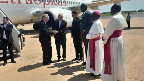 Parolin im Südsudan, um Friedensprozess zu fördern