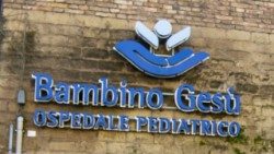 Hospital Sign, Bambino Gesù, Rome