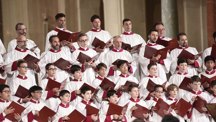 Coro da Capela musical pontifícia "Sistina" (Vatican Media)