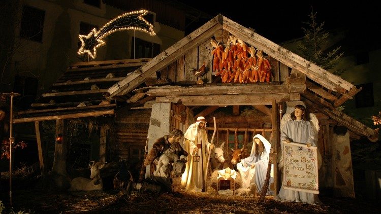  Natale Presepe Scurelle - Trento Piazza San Pietro 2019