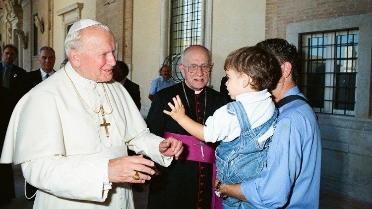 Johannes Paul II. (1978-2005) im Jahr 1995