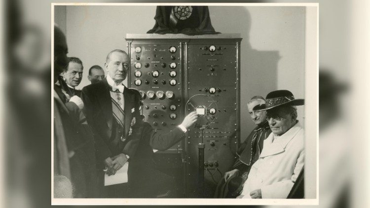 Guglielmo Marconi, avec le Pape Pie XI