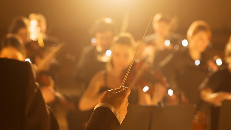 Musicisti durante un concerto