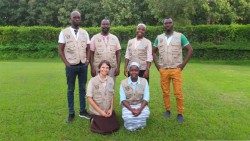 Missionaries of Africa working in the Adjumani refugee settlement of Arua Diocese.