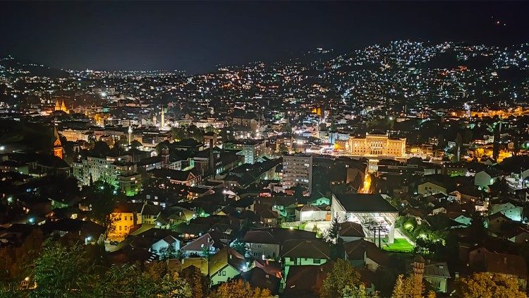 Blick auf Sarajevo