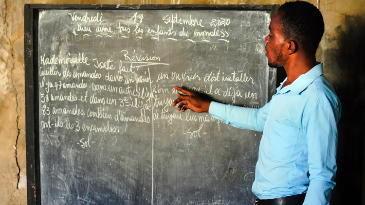 Dans les écoles de la famille Kizito, à Cité Soleil. 