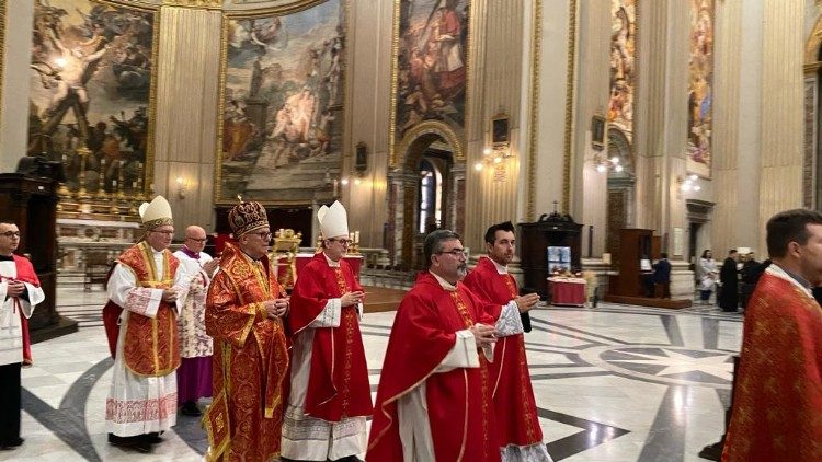 Der Gottesdienst in Sant´Andrea della Valle in Rom