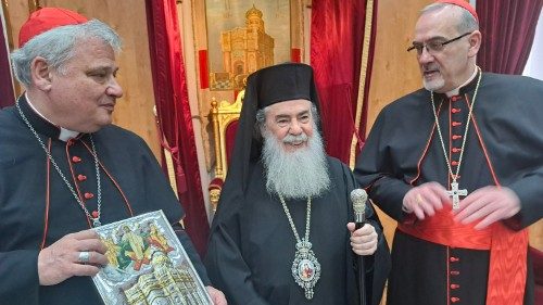 À Jérusalem, l’aumônier du Pape en soutien aux victimes de la guerre