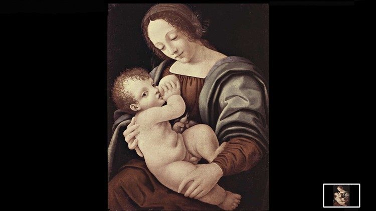 Giovanni Antonio Boltraffio (attrib.), Madonna del latte, olio su tela applicata su tavola, 1500 - 1524, Brooklyn Museum of Art, Brooklyn (NY), ©Fondazione Zeri