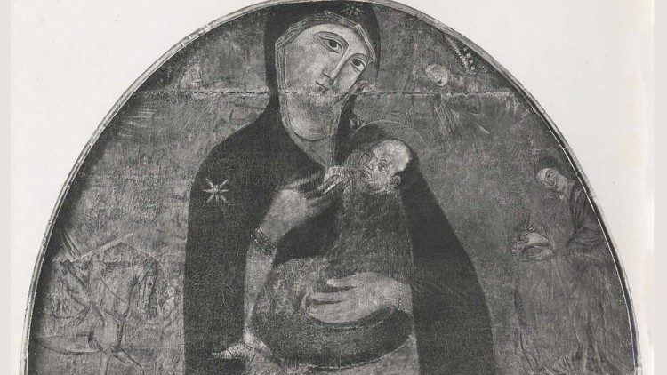 Allievo del Maestro della Croce di Castelfiorentino, Madonna del Latte, 1270-80, tempera e oro su tavola,, Museo Nazionale di San Matteo, Pisa ©Fondazione Zeri