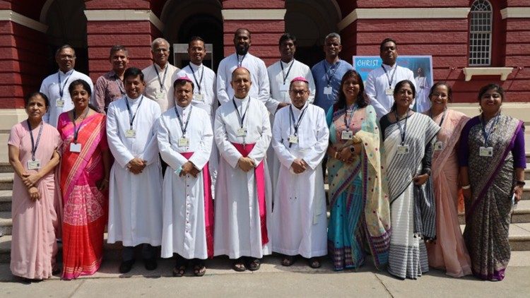 Sr. Shalini and the core Team of Synodal Assembly, Archdiocese of Delhi, June 2022