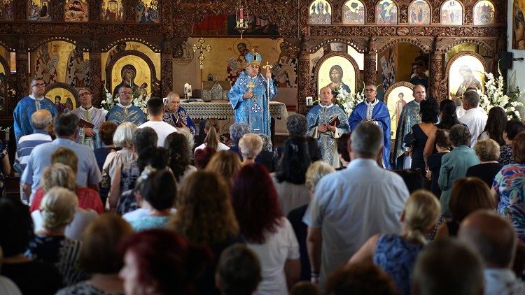 2024.08.28 The feast of the Assumption of the Blessed Virgin Mary was celebrated with a holy Liturgy in Strumica