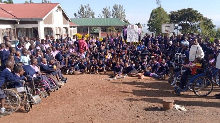 St. Martin de Porres Special school children during their assembly