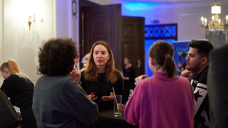 Bei einer Veranstaltung der interreligiösen „Denkfabrik Schalom Aleikum“ 