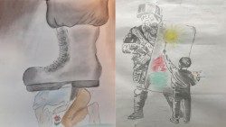 Los dibujos de los niños de Cisjordania