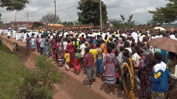 Photo d'illustration du déroulement du Congrès eucharistique au Rwanda, du 4 au 8 décembre 2024.