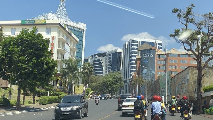 Um aspeto da capital ruandesa, Kigali nos dias de hoje (Manuel Amante)