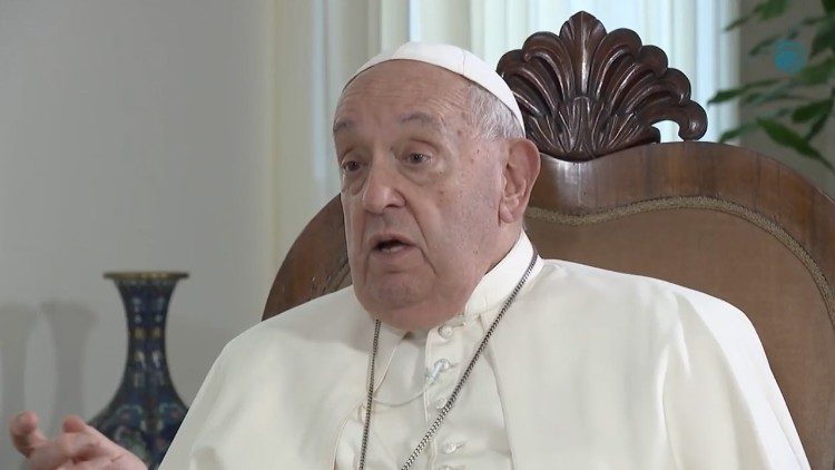 Pope Francis speaks to "Canal Orbe 21"