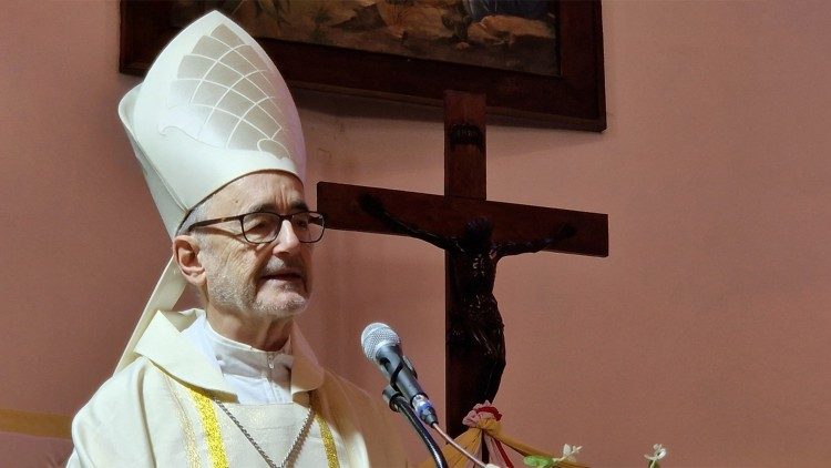 Le cardinal Michael Czerny, au cours d’une célébration au Soudan du Sud