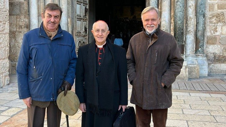 I vertici dell'Ordine Equestre del Santo Sepolcro di Gerusalemme in Terra Santa