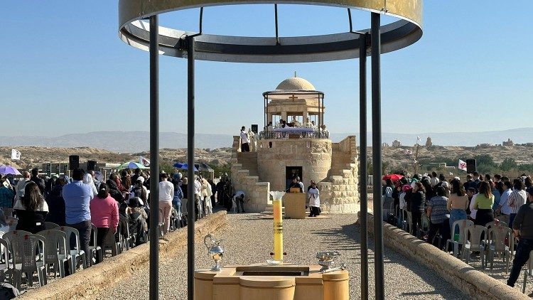 Il santuario francescano dedicato a San Giovanni Battista ad Al Maghtas 