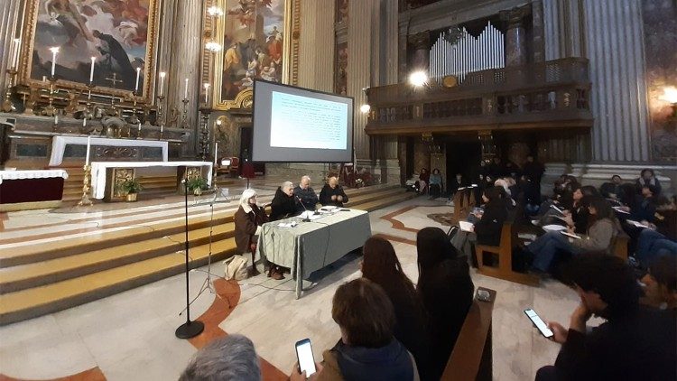 L'incontro nella Chiesa di Sant'Ignazio di Loyola