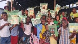 Some of the school children in Beira, Mozambique