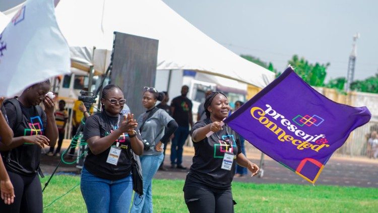 Des jeunes de l'archidiocèse d'Accra, au Ghana