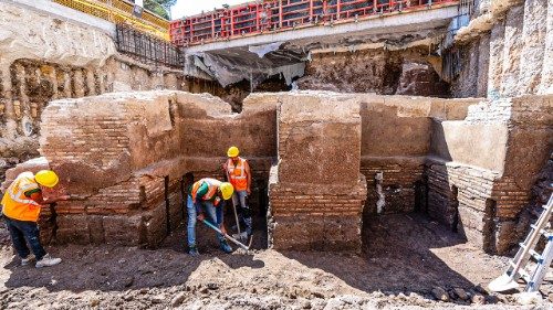 Roma. Nuevas sorpresas arqueológicas: Descubierto el pórtico de Calígula