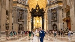 Hochzeit im Petersdom in Rom