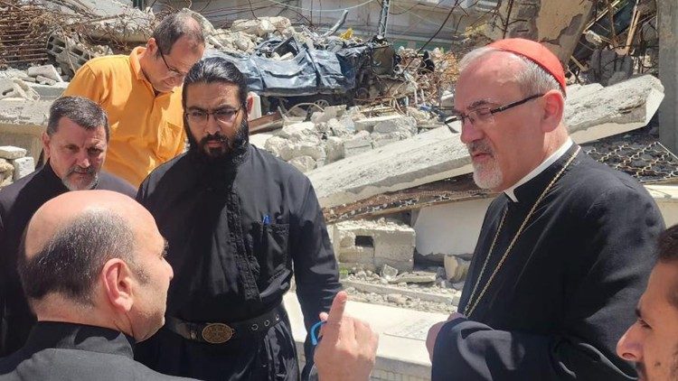 Le cardinal Pierbattista Pizzaballa, patriarche latin de Jérusalem, en visite à Gaza, du 16 au 20 mai 2024. 