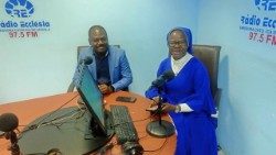 Sr Mambu Teresa Mwanza of the Catholic University of Angola in an interview with Angolas' Radio Ecclesia