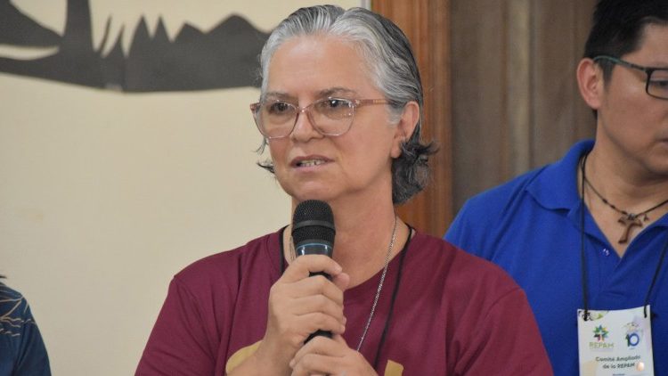 Irmã Carmelita da Conceição, salesiana e vice-presidenta da REPAM. 