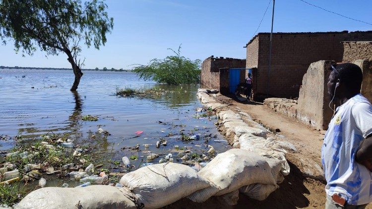 Photo d'illustration des inondations dans les régions proches du lac Tcad.