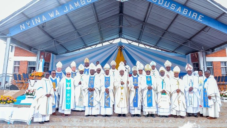 SECAM Bishops at the 43rd anniversary of Our Lady of Kibeho.