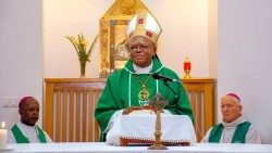 Cardinal Fridolin Ambongoo in Rwanda