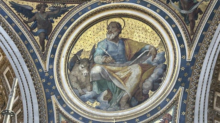 Sui ponteggi del Baldacchino e della Cattedra di San Pietro