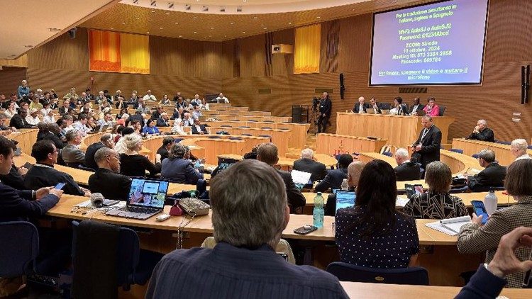 El Foro «El Pueblo de Dios como sujeto de la misión», en el Aula Magna de la Curia General de los Jesuitas