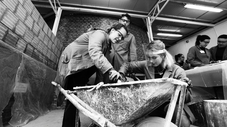 File photo of Fabbrica di San Pietro members working to maintain and restore the Basilica