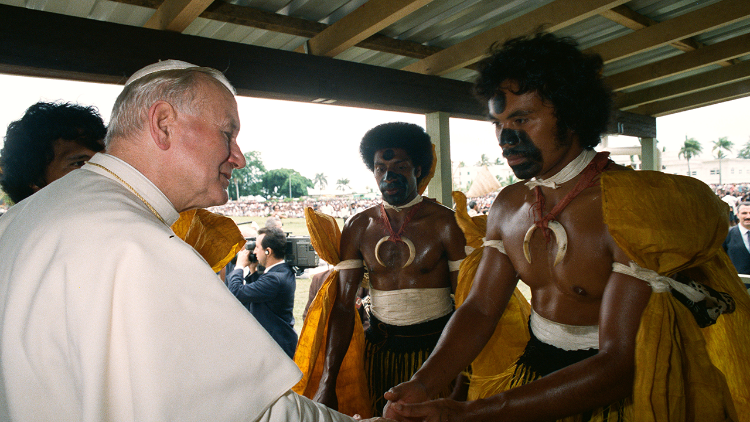 Voyage du Pape Jean-Paul II en Océanie en novembre 1986. 