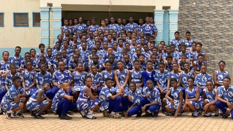 2024 Basic Education Certificate Examination Candidates, Ancilla School, Wa in the Upper West Region of Ghana.