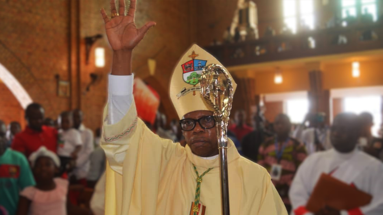 Mgr Emmanuel Ngona, Episkopo wa sika ya Diocèse ya Wamba, Mokolo mwa Bokulisi bo Episkopo bwa ye.