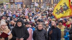 Die Prozession in Siedlce (Janusz Mazurek)